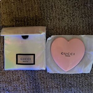 Gucci Beauty Pink Heart-Shaped Compact